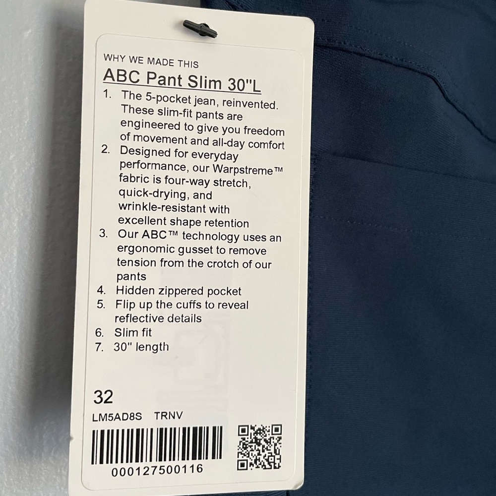 lululemon athletica Navy Chinos - Picture 3 of 3